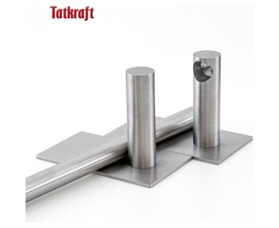 Планка для полотенец Tatkraft John Self адгезивная, L40xH8xW6 cм, выдерживает до 5 кг 11328 – изображение 4