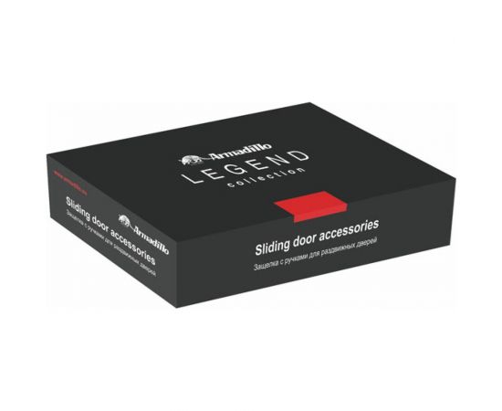 Набор для раздвижных дверей ARMADILLO SH011-BK СP-8 Хром 26677 – изображение 4