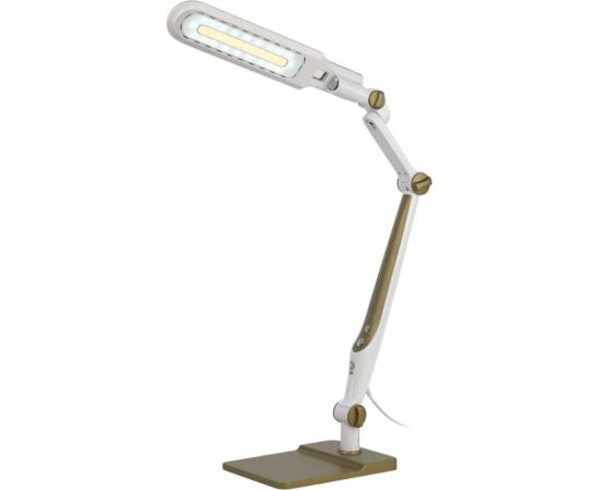 Настольный светодиодный светильник ЭРА NLED-497-12W-G на струбцине и с основанием, золото Б0052773 – изображение 5