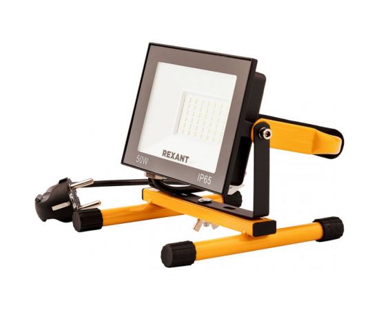 Прожектор с переноской REXANT EXPERT 50 Вт 4000 Лм 6500 K шнур с вилкой 0,5 м 605-022 – изображение 6