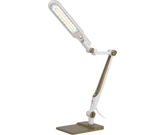 Настольный светодиодный светильник ЭРА NLED-497-12W-G на струбцине и с основанием, золото Б0052773 – изображение 6