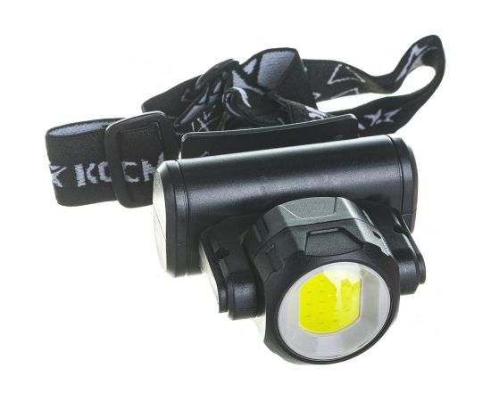 Светодиодный налобный фонарь КОСМОС 3Вт XPE, 5Вт COB, 1200Mah LI-On, зарядка Micro USB KOCH5WLi-On – изображение 7