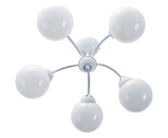 Светильник ЭЛЕТЕХ Лера, 157, Плафон 01861, НСБ 01-5х60-119, Е27, MAXEL белый 1005403774 – изображение 7