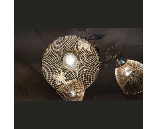 Люстра JUPITER LIGHTING золото-3х60W E27 230V, 24 см-44 см-44 см MО 85-5008/3 – изображение 7