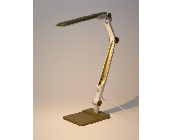 Настольный светодиодный светильник ЭРА NLED-497-12W-G на струбцине и с основанием, золото Б0052773 – изображение 8