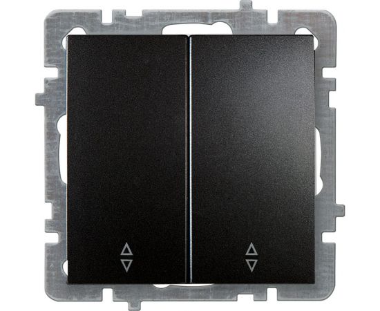 Механизм выключателя NILSON 2СП проходной черный Touran/Alegra 24220409 