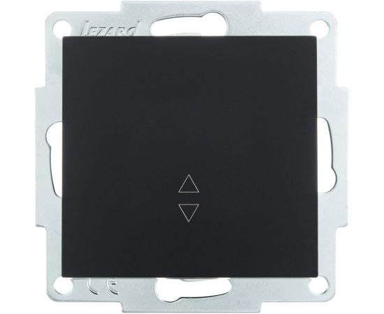 Проходной выключатель Lezard VESNA чёрный бархат 742-4288-105 