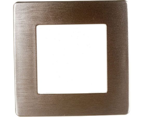 Рамка для розеток и выключателей ЭРА Серия 12 12510104 на 1 пост, Сатин, шампань Б0052502 