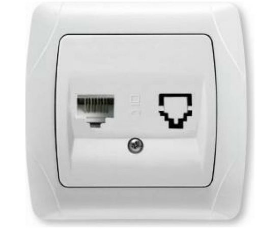 Розетка VIKO TF гнездо белый Carmen 90561013 