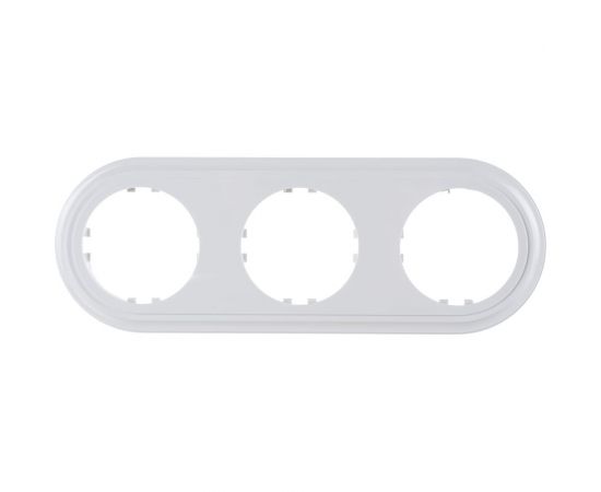 3-постовая рамка LK Studio круглая, белая, LK Vintage-Classic 889304-1 