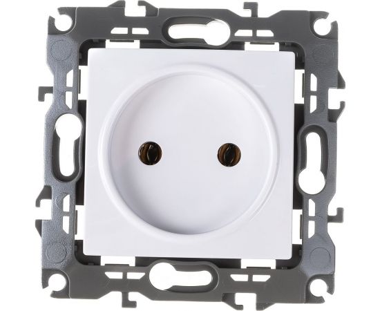 Розетка ЭРА 12-2105-01 2P, 16A-250В, IP20, белый Б0018254 