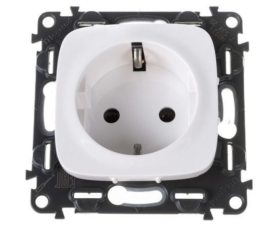 Силовая розетка Legrand Valena Allure 16А 250В 2К+З винтовые зажимы, белая Leg 753725 1181874 