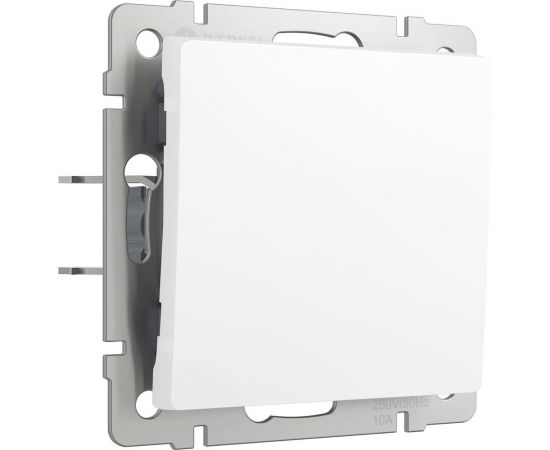 Одноклавишный проходной выключатель WERKEL W1112061 белый матовый a059269 