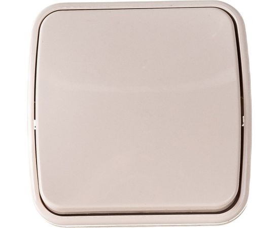 1-клавишный выключатель TDM открытой установки IP20 10А, слоновая кость ""Дача"" Народная SQ1824-0014 