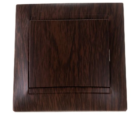 1-клавишный выключатель TDM 10А венге Лама SQ1815-0401 