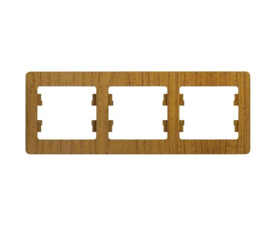 3-постовая горизонтальная рамка Schneider Electric GLOSSA ДЕРЕВО ДУБ GSL000503 