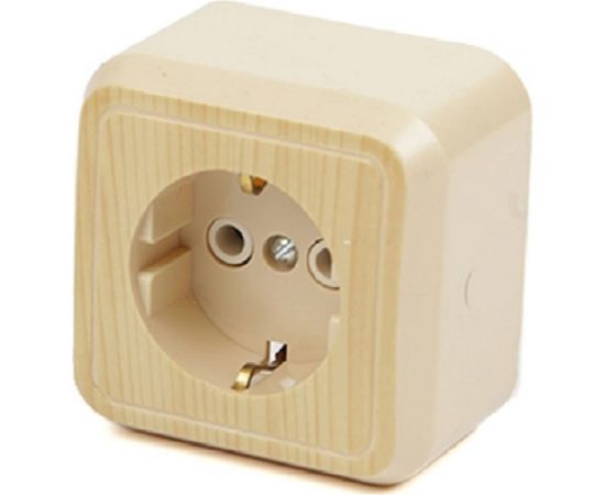 Розетка открытой установки ООО МПО Электротехника 1 мест. с з/к 2787 
