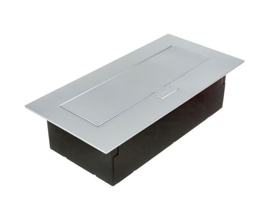 Выдвижной встраиваемый розеточный блок GTV на 3 EURO розетки AE-BP03GS-53 