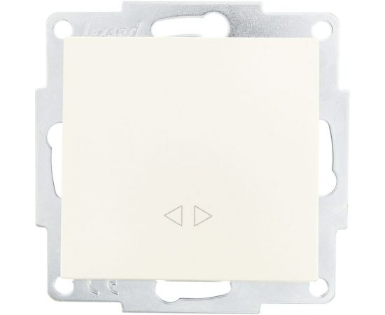 промежуточный выключатель Lezard VESNA жемчужно-белый перламутр 742-3088-107 