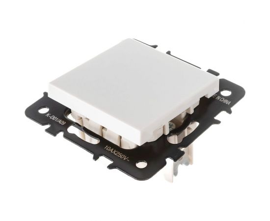 Выключатель Luxar Art с/у 1 клавиша, слоновая кость, без рамки, 250В 10А 4606400620457 