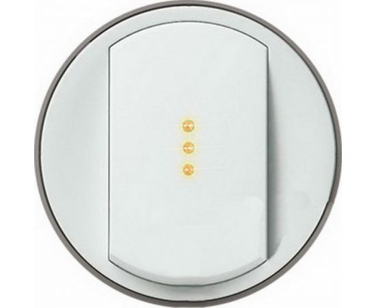 Одинарная клавиша с подсветкой Legrand Celiane Белый 68003 