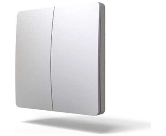 2-клавишный дистанционный выключатель GRITT Space серебристый, без реле, IP67 13005 