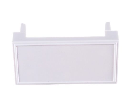 Заглушка LANMASTER Mosaic 22.5x45, 1М, белая, LAN-SIP-22B-WH 