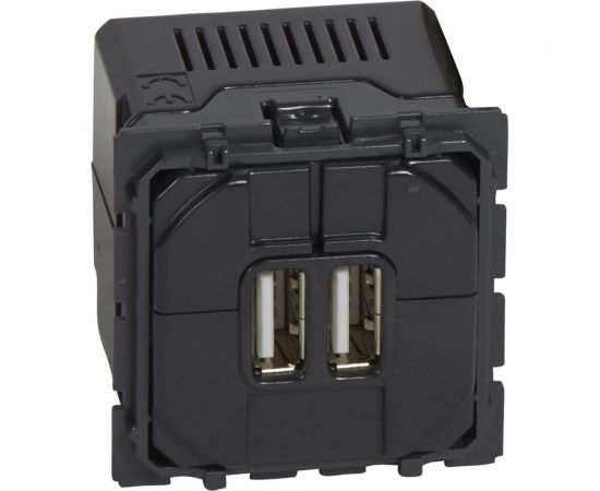 Механизм двойной USB розетки Legrand Celiane 067462 