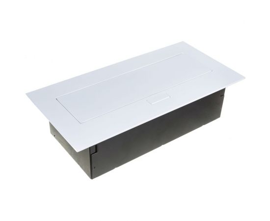 Выдвижной встраиваемый розеточный блок GTV на 3 EURO розетки AE-BP03GS-10 