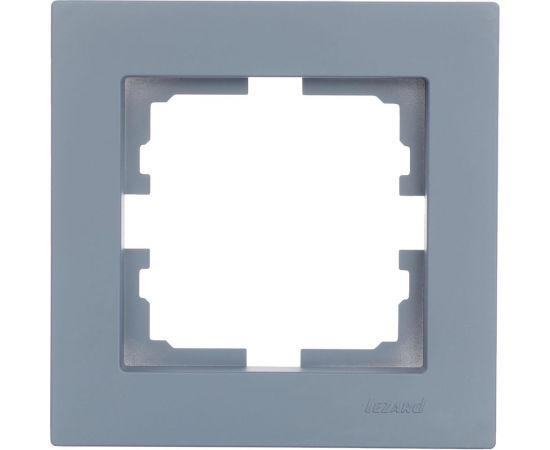 1-ая горизонтальная рамка Lezard VESNA без вставки, графит 742-3400-146 