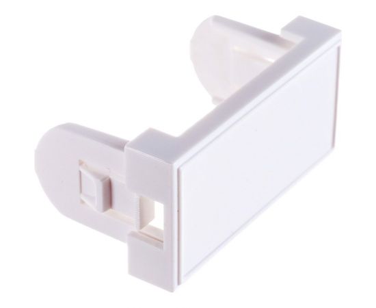 Заглушка LANMASTER Mosaic 22.5x45, 1М, белая, LAN-SIP-22B-WH – изображение 2