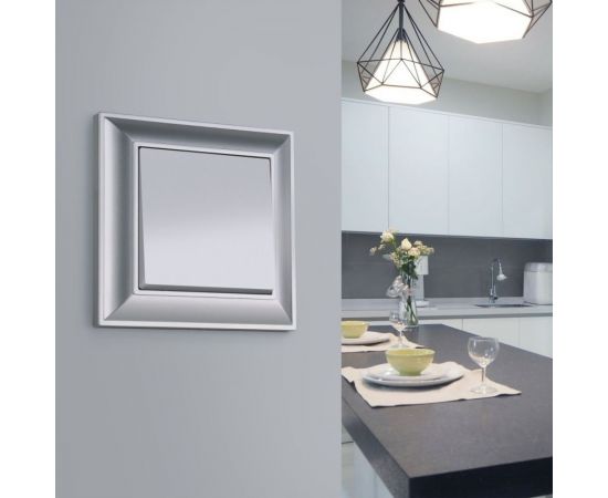 Выключатель WERKEL W1112006 одноклавишный проходной серебряный a051526 – изображение 2