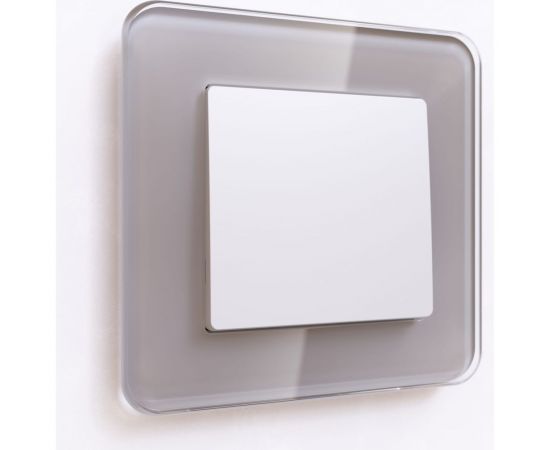 Одноклавишный проходной выключатель WERKEL W1112061 белый матовый a059269 – изображение 2