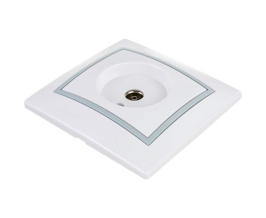 Розетка ТВ Lezard Мира белый с вст сер 701-0215-130 – изображение 2