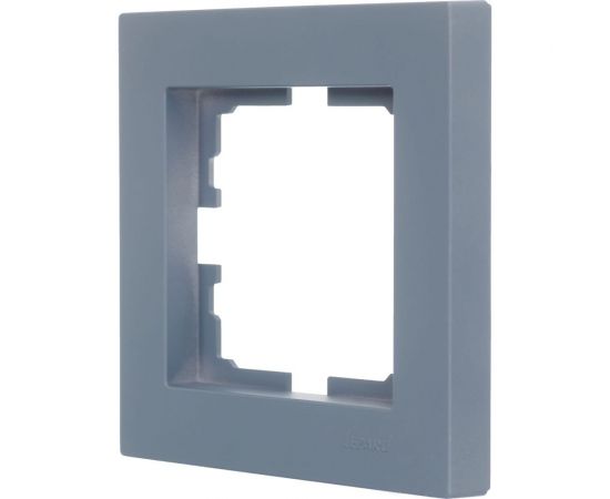 1-ая горизонтальная рамка Lezard VESNA без вставки, графит 742-3400-146 – изображение 2
