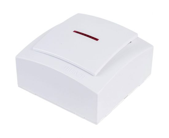 Выключатель NILSON 1ОП с подсветкой белый Themis naturel 26111002 – изображение 2