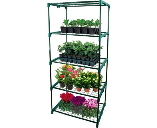 Стеллаж для цветов GARDMAX 5 полок, 69x49x165 см ПТ000002169 – изображение 2