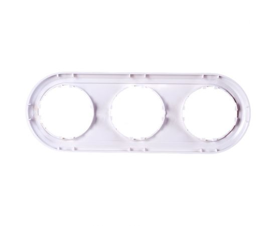 3-постовая рамка LK Studio круглая, белая, LK Vintage-Classic 889304-1 – изображение 2