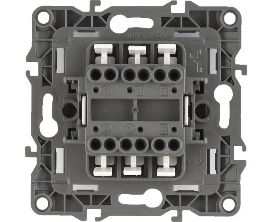 Двойной переключатель ЭРА 12-1106-01 10АХ-250В, IP20, белый Б0014663 – изображение 3