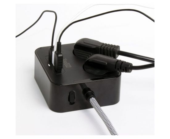 Сетевой фильтр TopOn TOP-PWS2 на 2 розетки с 2 USB-A и USB-C, 4000W, 1.5 м Черный TOP-PWS2B – изображение 3