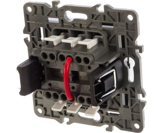 Двойной выключатель ЭРА 14-1104-03 10АХ-250В, IP20, Elegance, алюминий Б0034232 – изображение 3