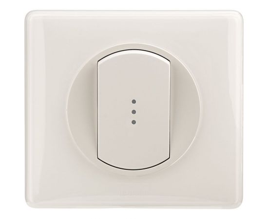 Одинарная клавиша с подсветкой Legrand Celiane Белый 68003 – изображение 3