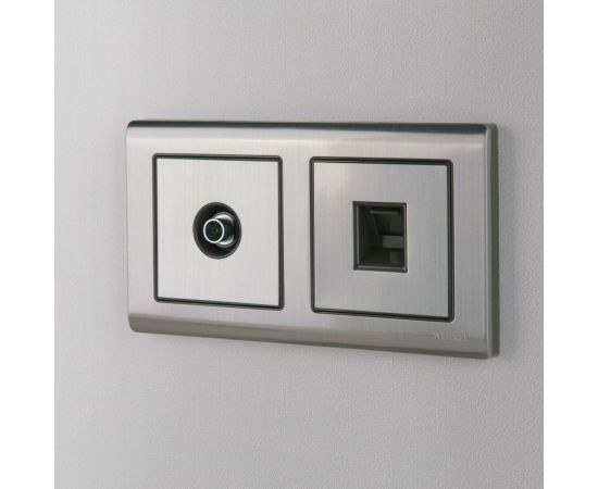 Рамка WERKEL W0021602 на 2 поста глянцевый никель a051002 – изображение 3