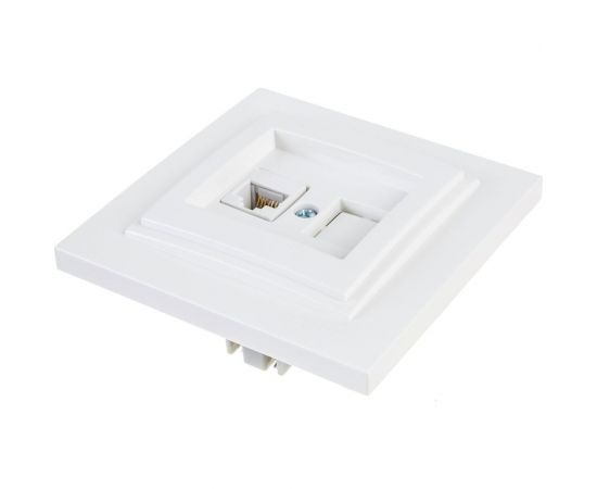 Компьюетрная розетка MONO ELECTRIC Despina, Rj45, Cat6, слоновая кость 102-010005-125 – изображение 3