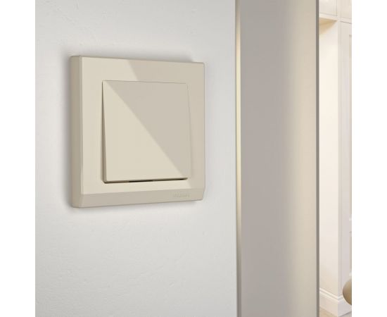 Одноклавишный выключатель WERKEL W1110003/ (слоновая кость) a051464 – изображение 3