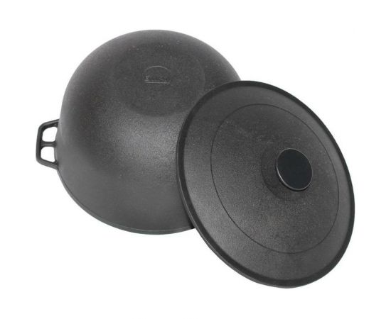 Походный чугунный казан с крышкой TimA 10 л, диам. 300 мм 0710 – изображение 3