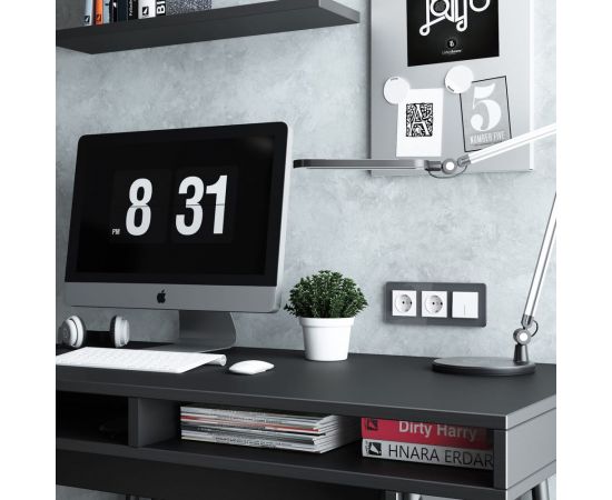 Розетка WERKEL W1171161 с заземлением и шторками белый матовый a059266 – изображение 3