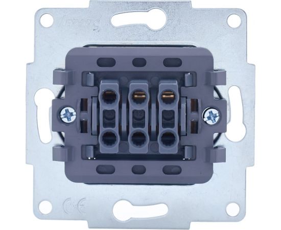 Тройной выключатель Lezard VESNA белый 742-0288-109 – изображение 3