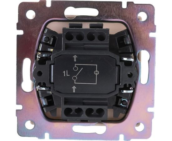 Одноклавишный выключатель WERKEL W1110103/ с подсветкой (слоновая кость) a051481 – изображение 3