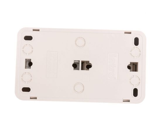 Блок розетка с выключателем Intro Quadro горизонтальный 16А-250В, IP20, открытая установка, сосна, Б0053871 – изображение 3